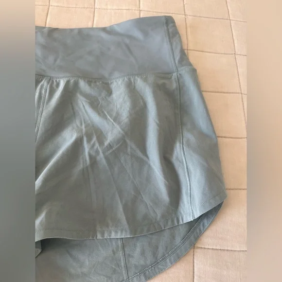 Lululemon Shorts Speed Up High-Rise Short 4" Cyan Blue 8 T (tall) - Picture 7 of 9